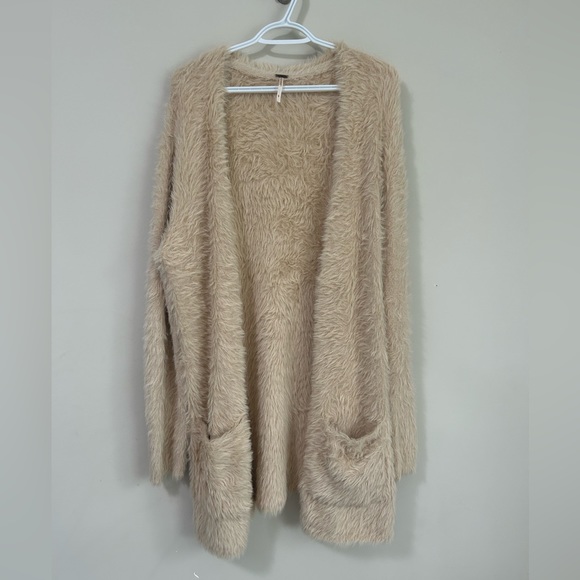 Free People Faux Fur Cardigan - Picture 3 of 8
